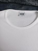 1 Wit onderhemd merk MAP te koop. Maat S, Enlèvement, Blanc