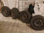 4 wielen met 14" 5/100 banden (Vw, Skoda,...), Auto-onderdelen, Banden en Velgen, Velg(en), 165 mm, Gebruikt, Ophalen of Verzenden