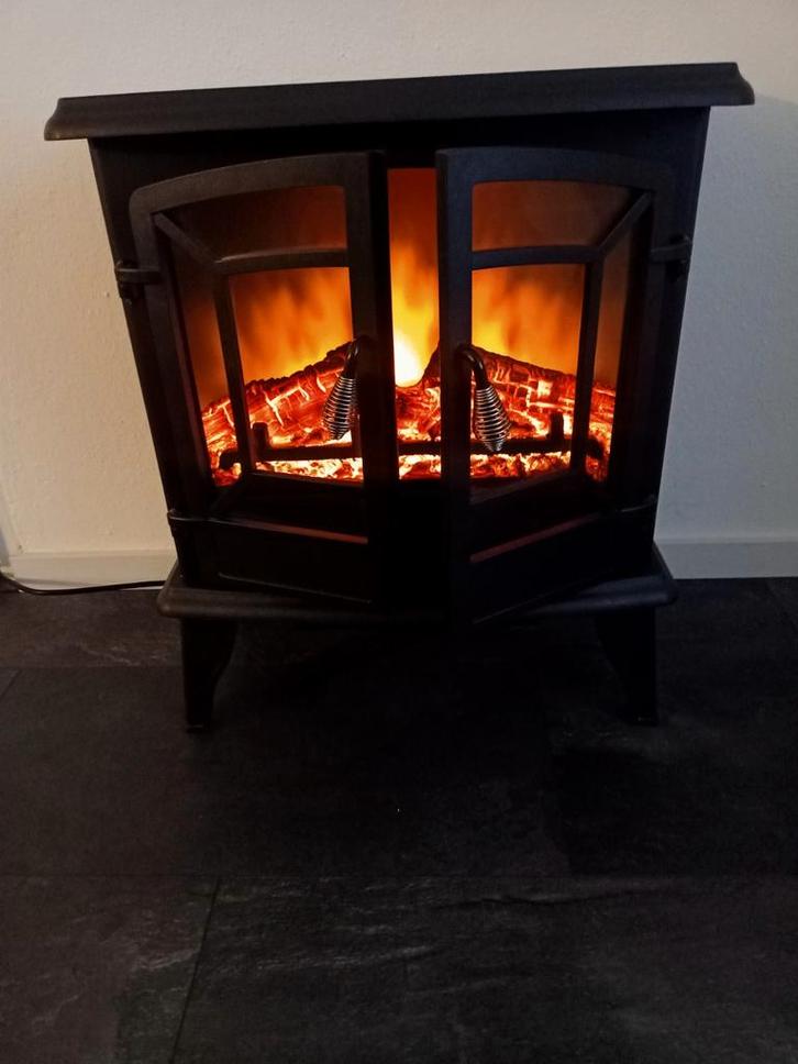 Poêle à bois électrique, Maison & Meubles, Cheminées, Enlèvement