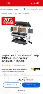 Konijnenhok, Dieren en Toebehoren, Knaagdieren en Konijnen | Hokken en Kooien, Ophalen, Zo goed als nieuw, Hok