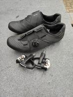 Fietsschoenen Shimano + look pedalen, Fietsen en Brommers, Ophalen of Verzenden, Zo goed als nieuw