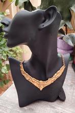 Scandinavische, bronzen Art Brut ketting jaren zeventig, Ophalen of Verzenden