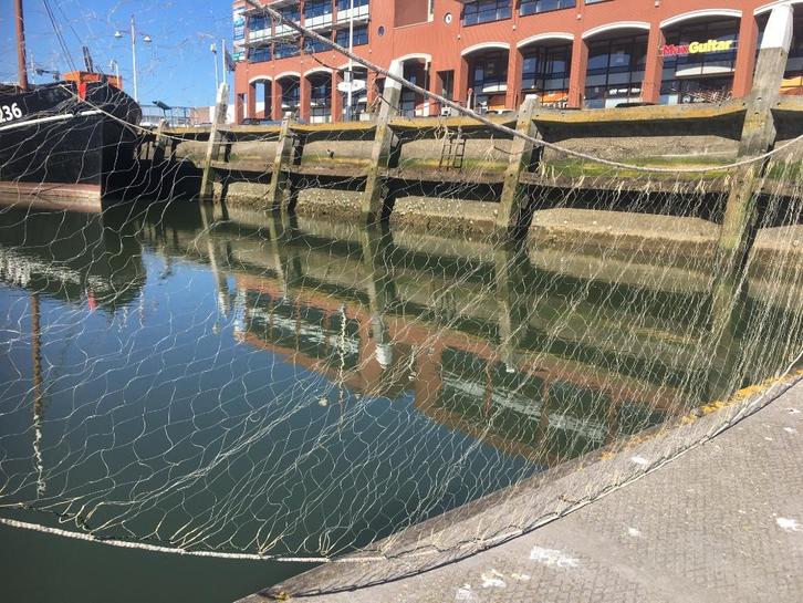 Staandwand, Watersport en Boten, Hengelsport | Zeevissen, Zo goed als nieuw, Net of Fuik, Ophalen of Verzenden