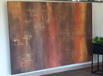 groot abstract schilderij, Antiek en Kunst, Ophalen