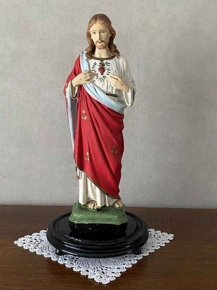 Christus beeld, Heilig Hart beeld, Antiek en Kunst, Antiek | Religieuze voorwerpen, Ophalen