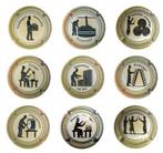 Champagne capsules - Elaboration .. (GA 140), Envoi