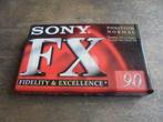 Cassette SONY FX 90 sealed (zie foto's), Ophalen of Verzenden, Nieuw in verpakking, Onbespeeld