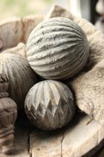 Decoratieballen - Bollen Ornaments Set/3 - Landelijk Brynxz, Huis en Inrichting, Ophalen of Verzenden, Nieuw