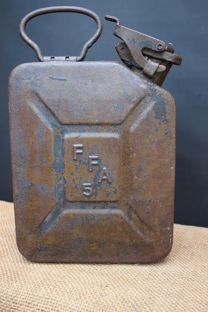 Bidon FFA 5 l., Collections, Objets militaires | Seconde Guerre mondiale, Armée de terre, Enlèvement ou Envoi
