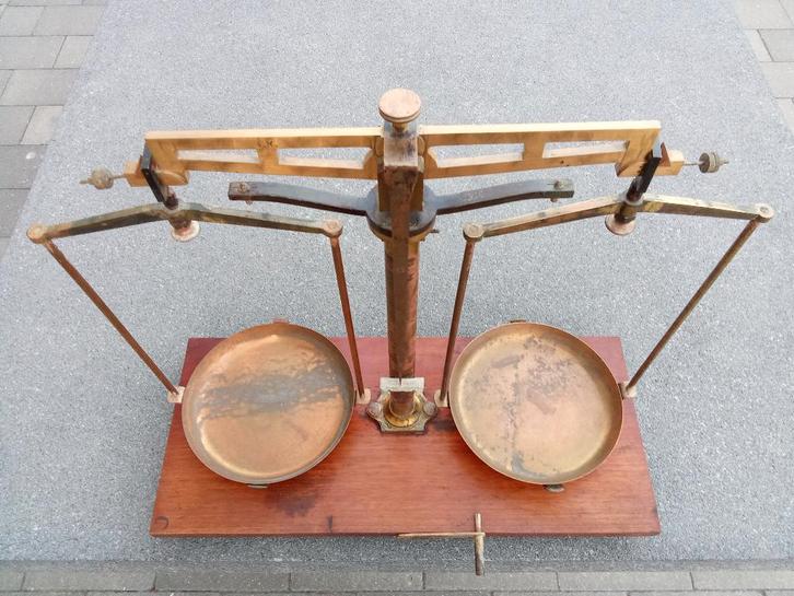 Weegschaal Becker Bruxelles (groot model), Antiquités & Art, Antiquités | Outils & Instruments, Enlèvement ou Envoi