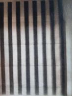 Grijs-zwarte stores- rolgordijnen, Huis en Inrichting, Ophalen, Zo goed als nieuw, Grijs