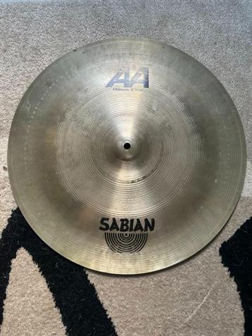 CYMBAAL - SABIAN AA 18" CHINA, Enlèvement, Utilisé, Autres marques