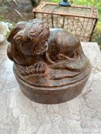 Antiek Chinees stenen beeld, Ophalen