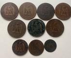 Lot Franse Napoleon III munten 1854-1863, Ophalen of Verzenden, Munten