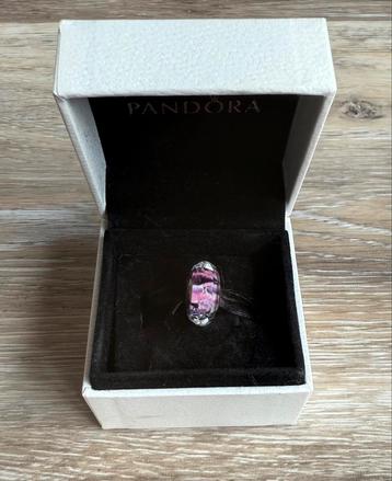 Pandora Shorline Sea Murano, excellent état, 1 bracelet à breloques, Pandora, Comme neuf, Enlèvement