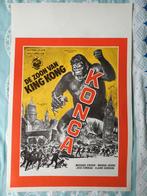 Filmposter Konga de zoon van king kong, Verzamelen, Posters, Ophalen of Verzenden, A1 t/m A3, Film en Tv, Rechthoekig Staand