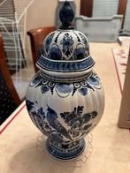 Gereserveerd Delfts blauwe vaas met deksel, 31cm, Antiek en Kunst, Ophalen
