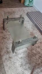 Table de salon en verre (100x60x44 cm), Enlèvement, Verre