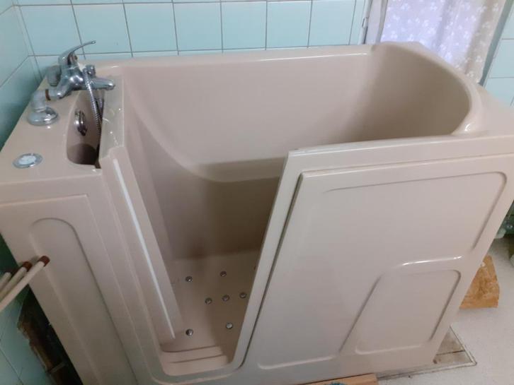 Baignoire sabot avec porte, Bricolage & Construction, Sanitaire, Utilisé, Baignoire, Enlèvement