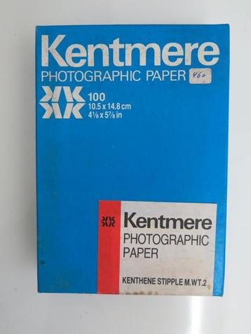 Vintage fotopapier Kentmere kenthene stipple beschikbaar voor biedingen