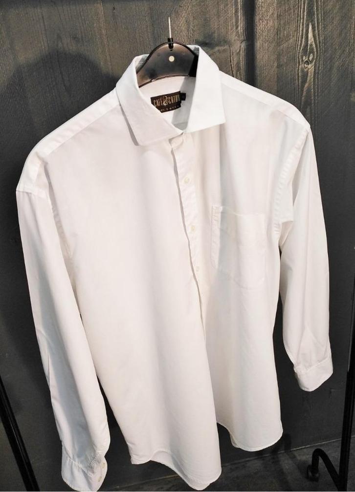 Très Belle Chemise " CAFE COTON "  Taille : 42, Vêtements | Hommes, Chemises, Comme neuf, Tour de cou 41/42 (L), Blanc, Enlèvement ou Envoi