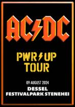 TICKETS AC/DC - POWER UP TOUR - 09-08-24 DESSEL, Tickets en Kaartjes, Augustus, Drie personen of meer, Hard Rock of Metal