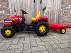 Tractor Rolly Toys met kar, Ophalen of Verzenden, Zo goed als nieuw, Trapvoertuig
