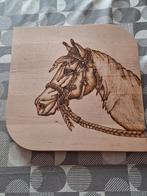 Paard gesneden op hout, Ophalen of Verzenden