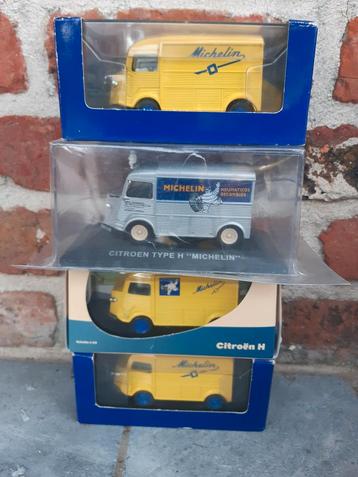 5 modelauto's 1/43, Citroën ( Michelin) beschikbaar voor biedingen