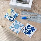 Hobbyset Porseleinen Onderzetters Blauw 3 stuks, Verzenden, Nieuw