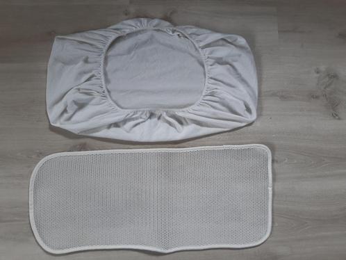 Matrasbeschermer en hoeslaken van Aerosleep voor babywiegje, Kinderen en Baby's, Babywiegjes en Ledikanten, Gebruikt, Wieg, Ophalen of Verzenden