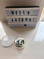 Lichtbord met letters, Ophalen, Zo goed als nieuw