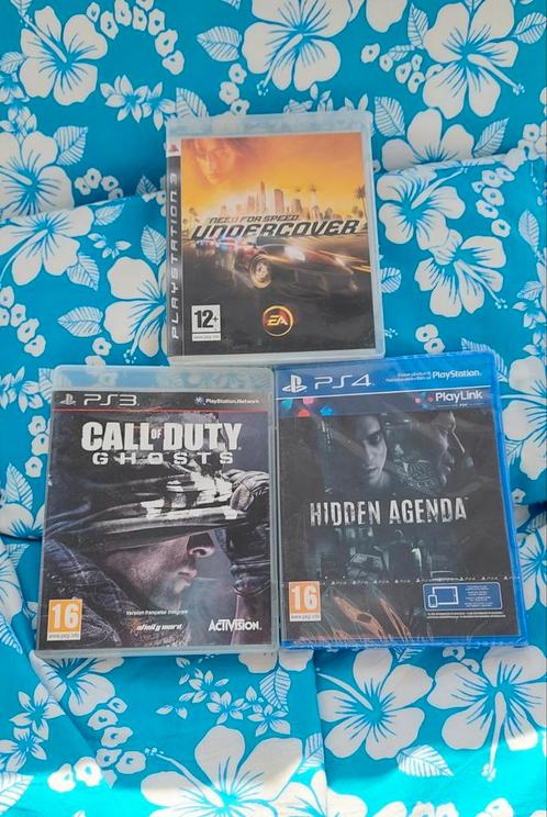 CoD Ghost + verborgen agenda + Need for Speed Undercover, Games en Spelcomputers, Games | Sony PlayStation 3, Zo goed als nieuw