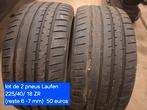 Lot de 2 pneus Laufen 225/40/18 ZR.reste 6/7 mm, Autos : Pièces & Accessoires, Pneus & Jantes, Enlèvement, Pneu(s)