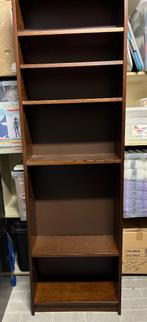 Bruine boekenkast 202 x 60 x 29, Huis en Inrichting, Ophalen, Gebruikt