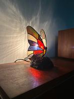 Prachtige Tiffany Vlinderlamp, Ophalen, Zo goed als nieuw, Minder dan 50 cm, Tiffany