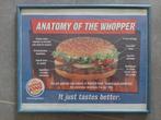 Whopper reclamebord, Huis en Inrichting, Ophalen, Zo goed als nieuw