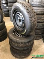 215-70-16 100T Continental Wintercontact TS850P Velgen 5 x 1, Auto-onderdelen, Banden en Velgen, -, Banden en Velgen, -, Gebruikt