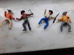 Set Vintage Plastic Western Figuren - Cowboys & Indianen (Ja, Ophalen