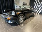 SUPER MOOIE MGB LIMITED EDITION +CHROME SPAAK VELGEN + LEDER, Auto's, Achterwielaandrijving, Zwart, Cabriolet, Zwart