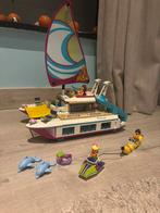 Lego Friends 41317 Sunshine catamaran, Kinderen en Baby's, Ophalen, Zo goed als nieuw, Complete set, Lego