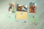 Wenskaarten thema hond 3 stuks met 4 kleurenpen + envelop, Ophalen of Verzenden, Nieuw