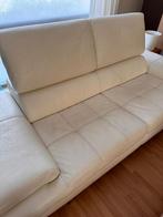 MaxDivani - Hoogwaardige witte lederen sofa, handgemaakt, Huis en Inrichting, Zetels | Zetels, Ophalen, Gebruikt, 100 tot 125 cm