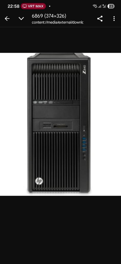 hp z840, Computers en Software, Desktop Pc's, Gebruikt, SSD, Ophalen of Verzenden