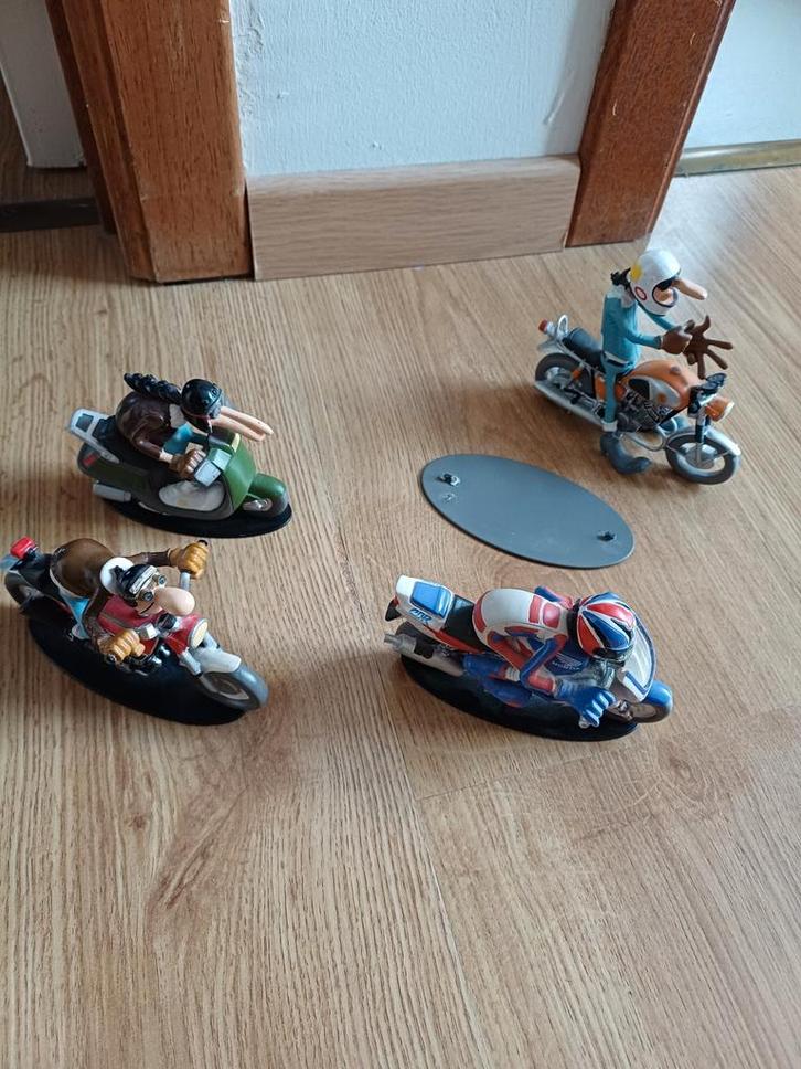 Joe en Bar Team-motorfietsen, Verzamelen, Stripfiguren, Beeldje of Figuurtje, Overige figuren, Ophalen of Verzenden