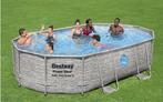 Nieuw BESTWAY ovaal zwembad 4,88 x 3,05 x H1,07m met pomp, Ophalen, Nieuw