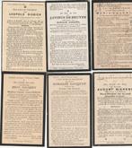 6 B P 1917 - 1942, Verzamelen, Bidprentjes en Rouwkaarten, Ophalen of Verzenden, Bidprentje