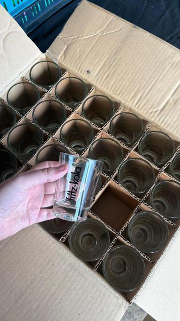 Glazen fritz-kola 0,1L (24 glazen in totaal) beschikbaar voor biedingen