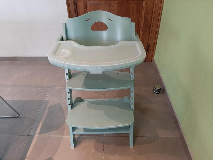 Lichtblauwe Kinderstoel Childwood van Childhome Belgium, Kinderen en Baby's, Kinderstoelen, Ophalen