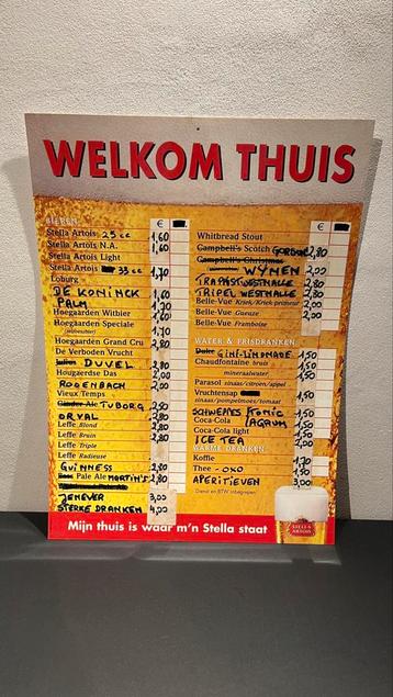 Oude prijslijst kunststof. beschikbaar voor biedingen